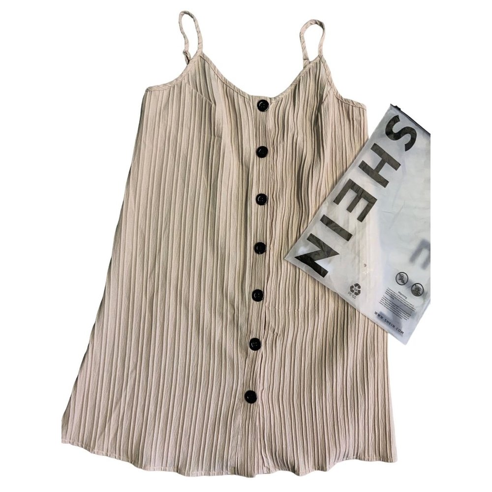 NEW SHEIN Button Front Dress SZ Medium